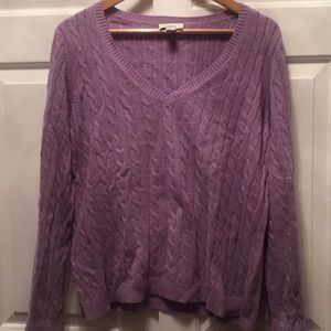 Purple sweater